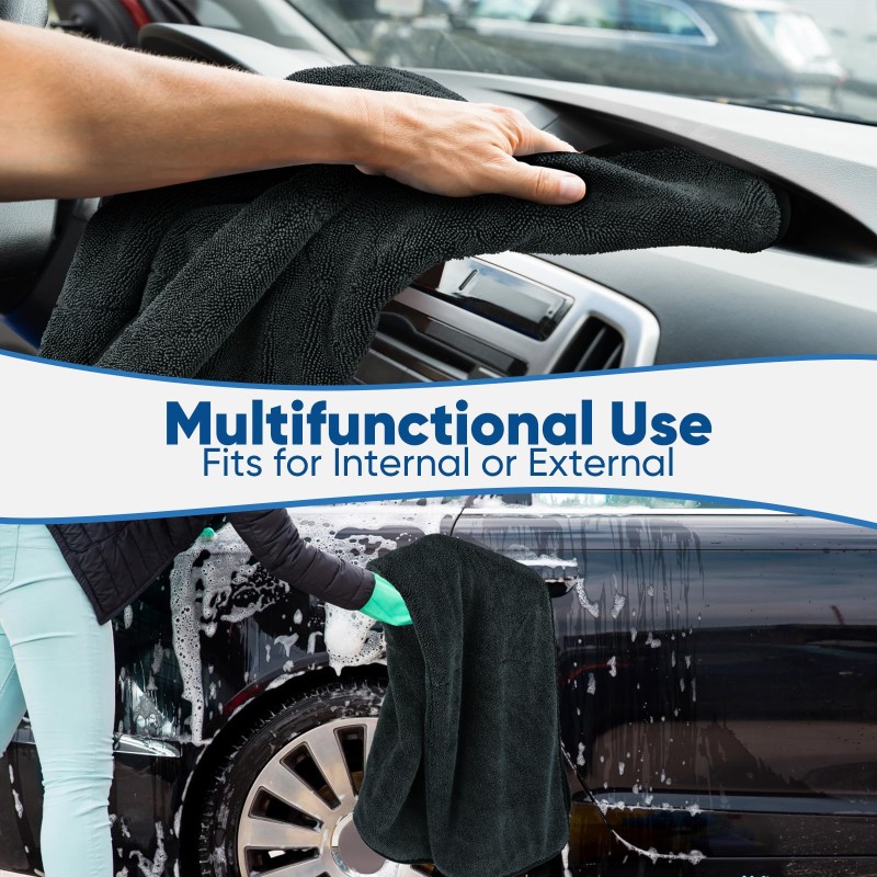 Detailing Towel Manufacturer - Customized 1200GSM 60x90cm Microfiber