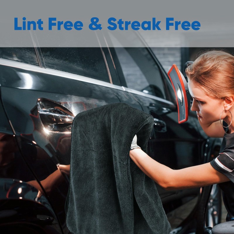 Car Towel Manufacturer - Customized 1200GSM Super Absorbent Large