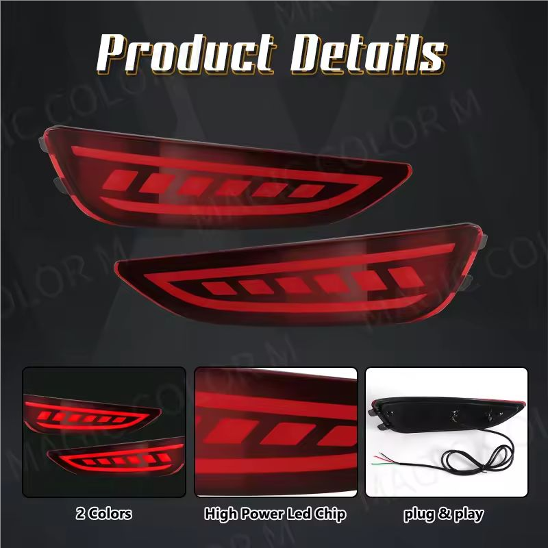 Rear Bumper Light Manufacturer - 12V LED Fog Light for Hyundai Accent
