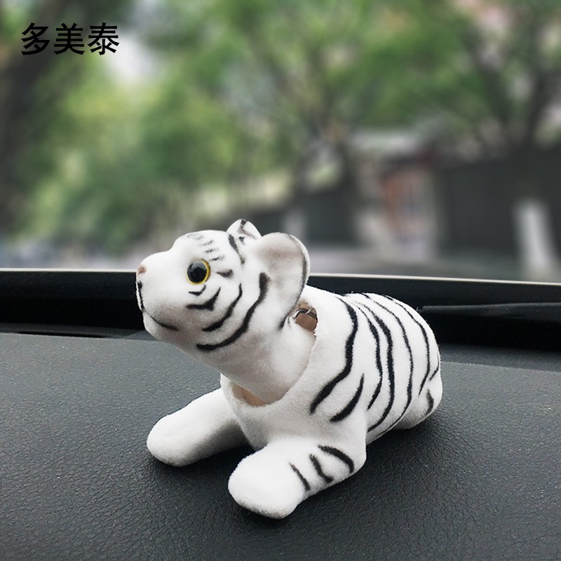 White Tiger Toy Manufacturer - Bobble Head High Simulation
