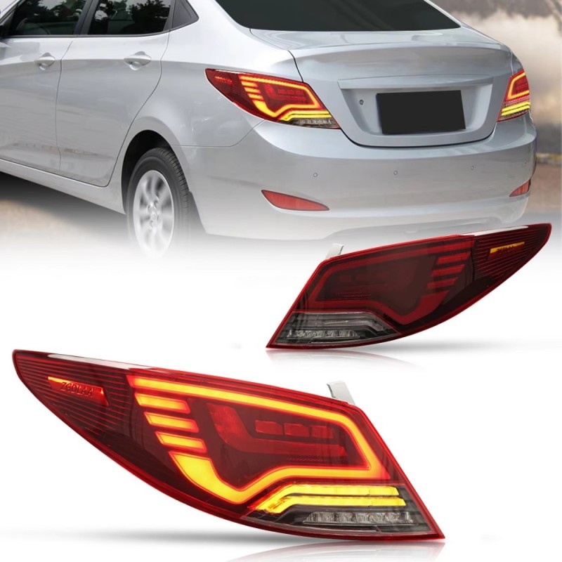 Tail Light Assembly Manufacturer - LED Modified for Hyundai Accent