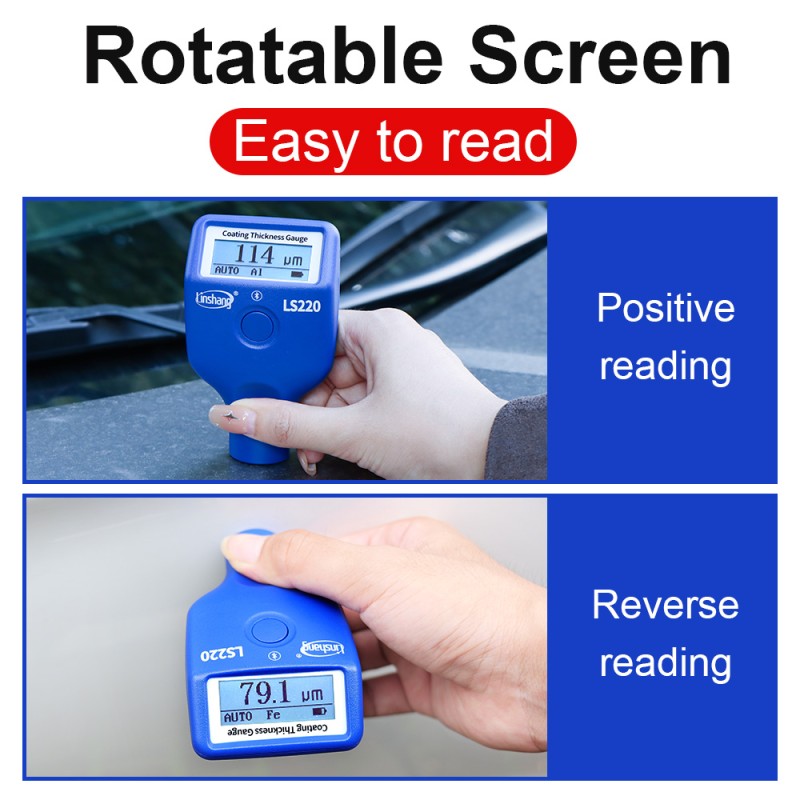 Coating Thickness Gauge Manufacturer - LS220 Digital Car Paint