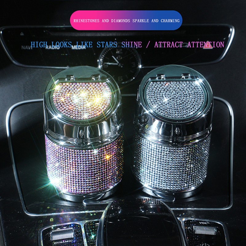 Portable Ashtray Manufacturer - Rhinestone Diamond