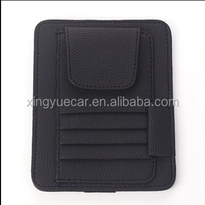 Visor Card Holder Manufacturer - Simple Design Leather