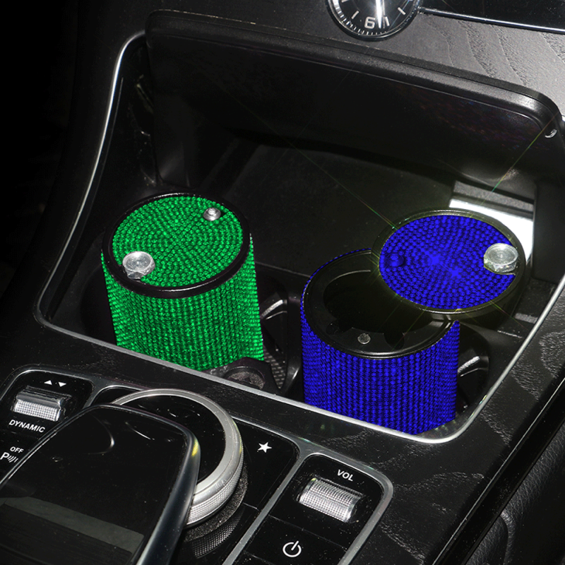 Car Ashtray Manufacturer - LED Light Diamond