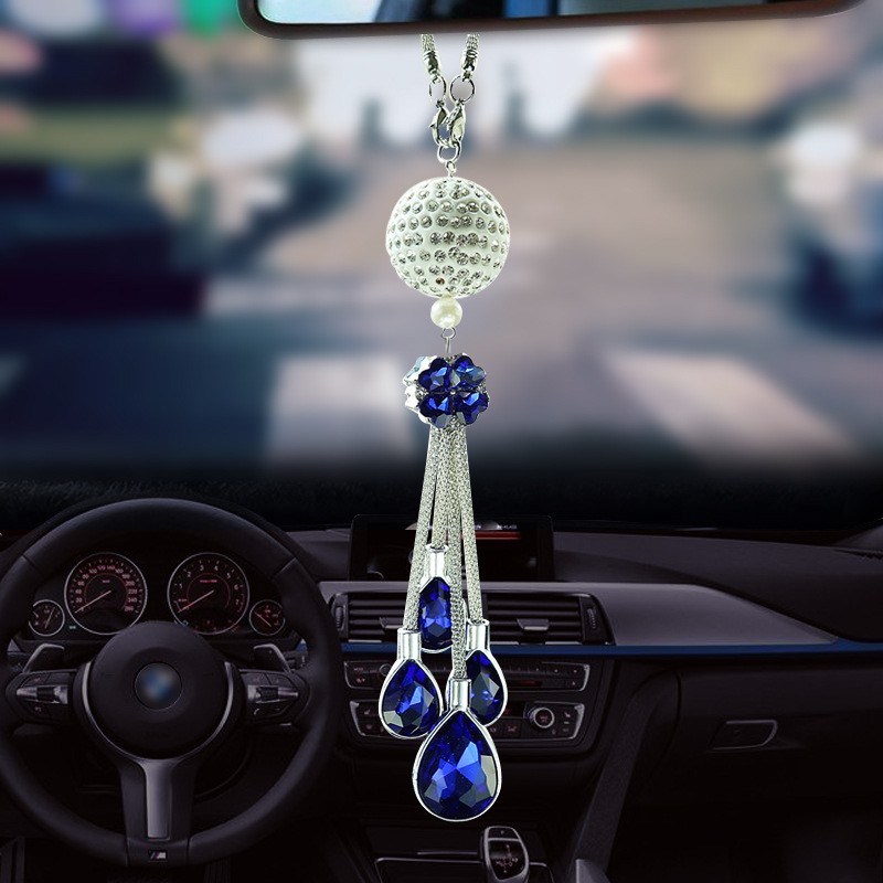 Rearview Pendant Manufacturer - Flowers Rhinestone