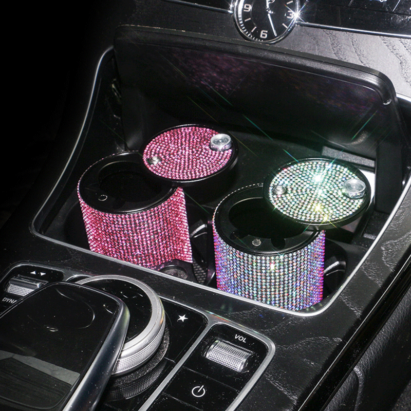 Car Ashtray Manufacturer - LED Light Diamond