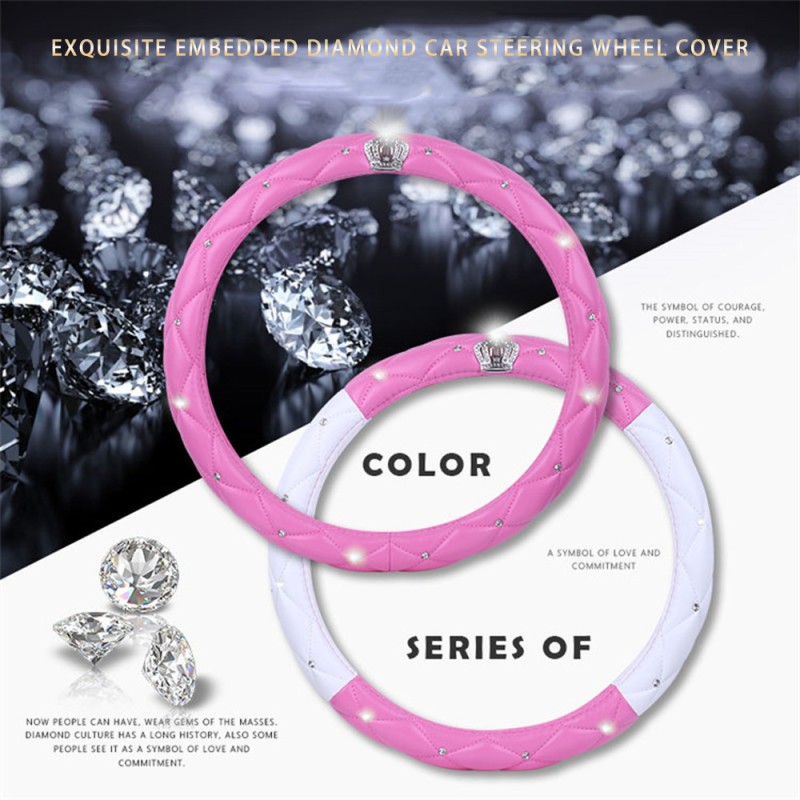 Steering Wheel Cover Manufacturer - Bling Leather PVC