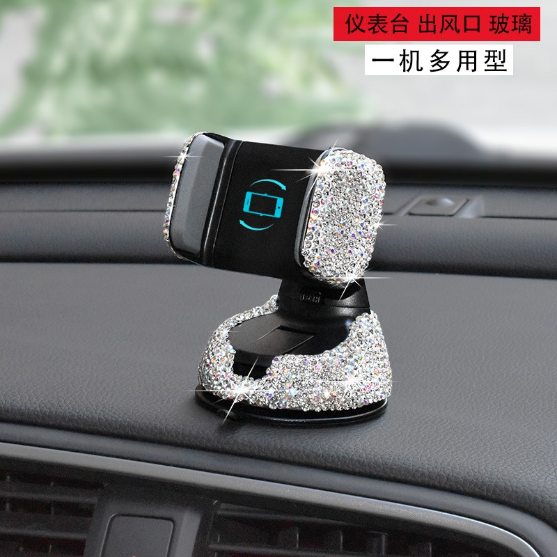 Car Phone Mount Manufacturer - Bling Rhinestone Pearl