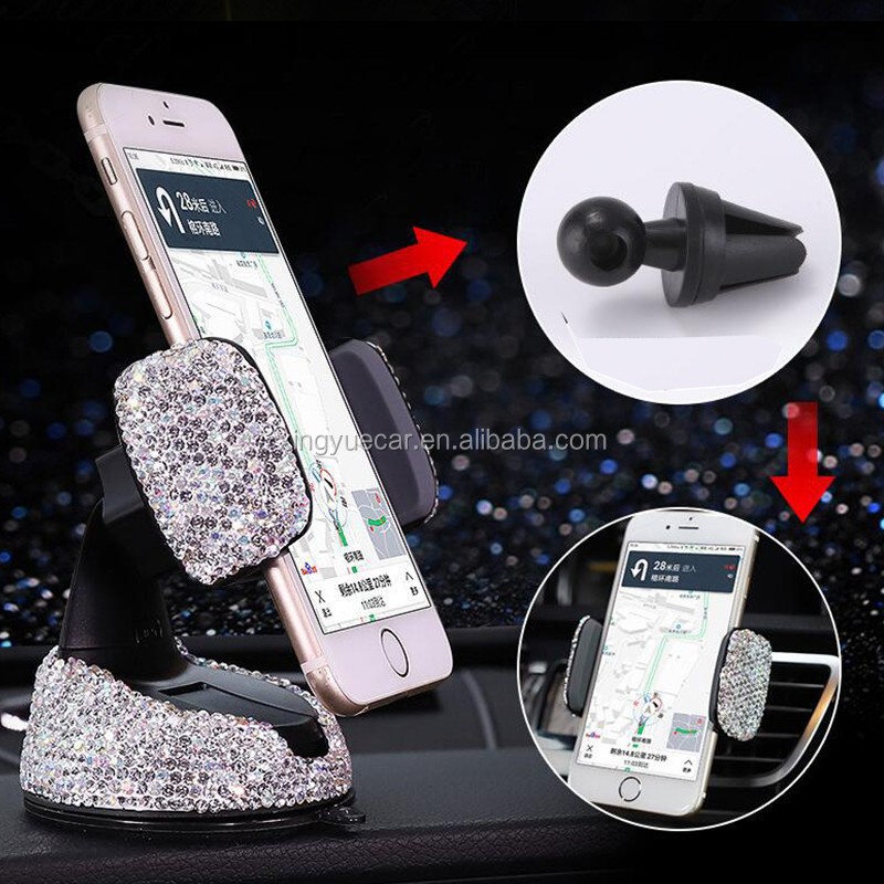 Mobile Phone Holder Manufacturer - Water Crystal Diamond
