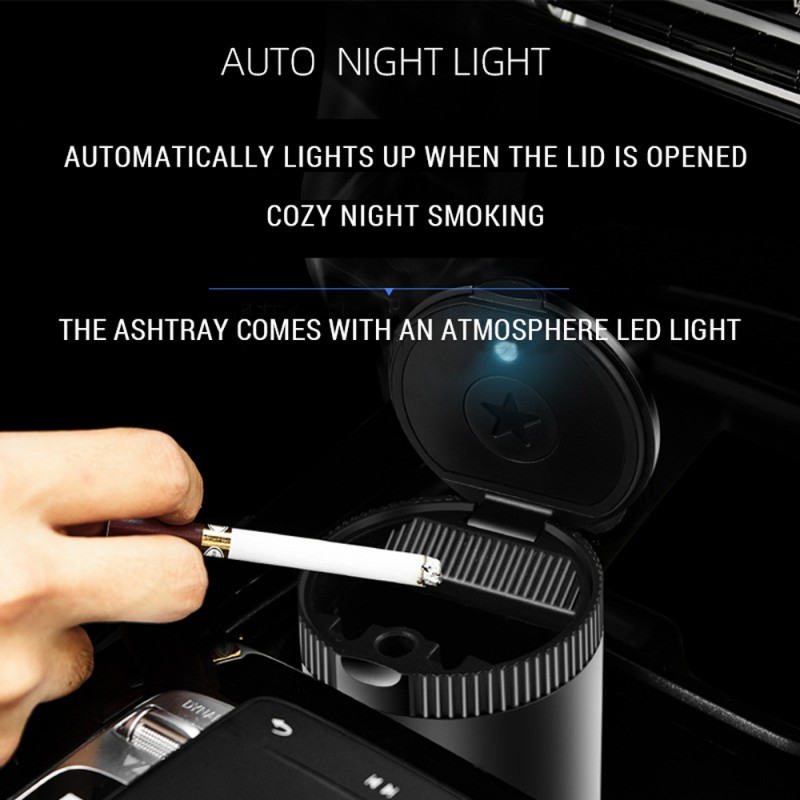 Car Ashtray Manufacturer - New Design LED