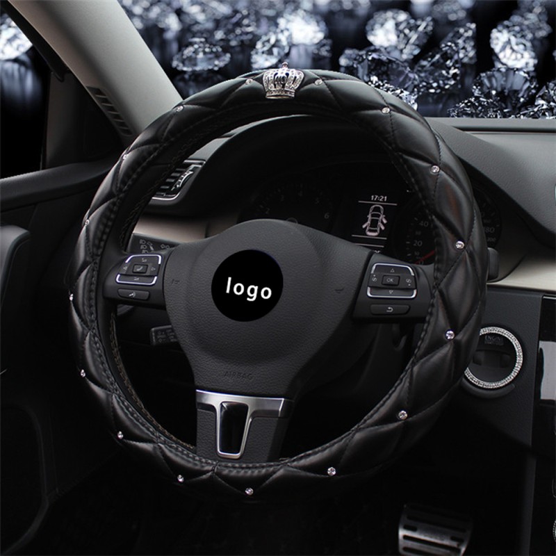 Steering Wheel Cover Manufacturer - Bling Leather PVC
