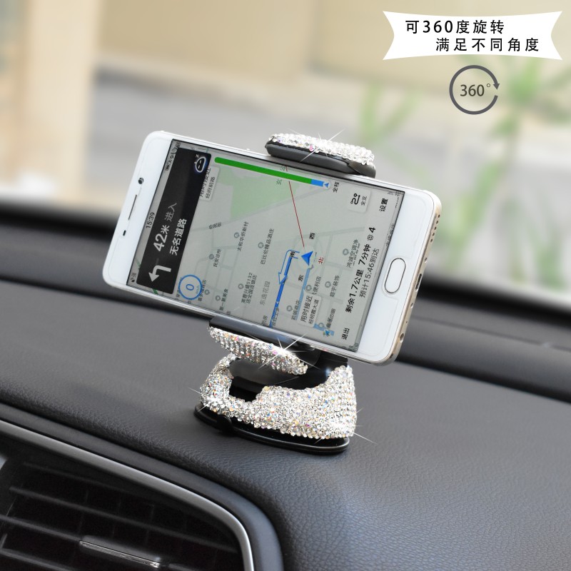 Car Phone Mount Manufacturer - Bling Rhinestone Pearl