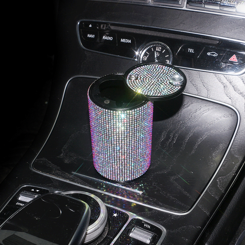 Car Ashtray Manufacturer - LED Light Diamond