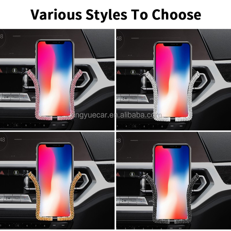 Car Phone Holder Manufacturer - Bling Rhinestone Diamond