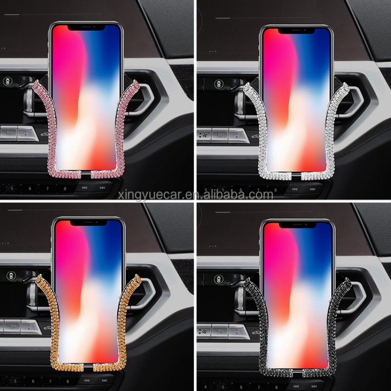 Car Phone Holder Manufacturer - Bling Rhinestone Diamond