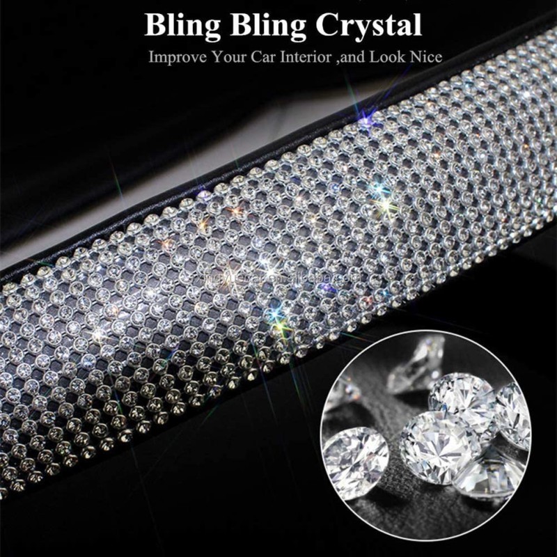 Steering Wheel Cover Manufacturer - Bling Crystal Universal