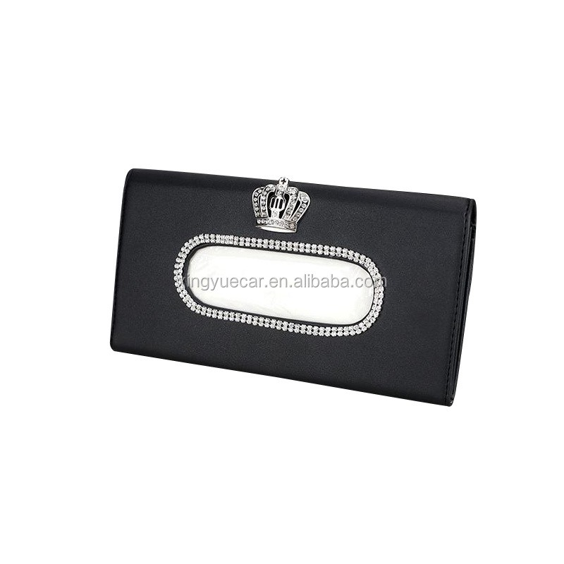 Car Tissue Holder Manufacturer - Rhinestone Hanging Crown