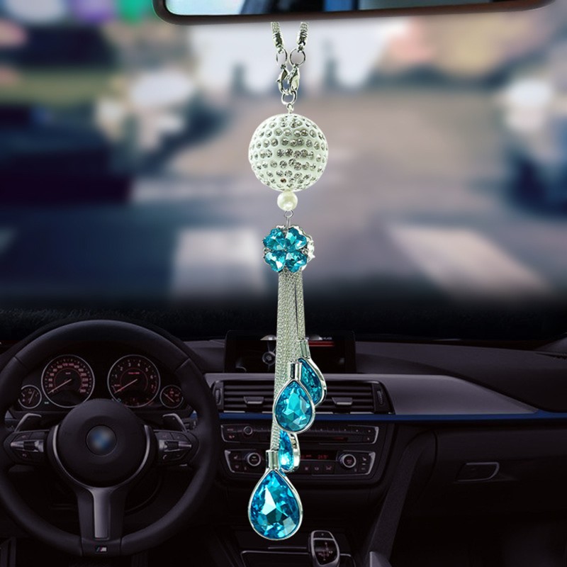 Rearview Pendant Manufacturer - Flowers Rhinestone