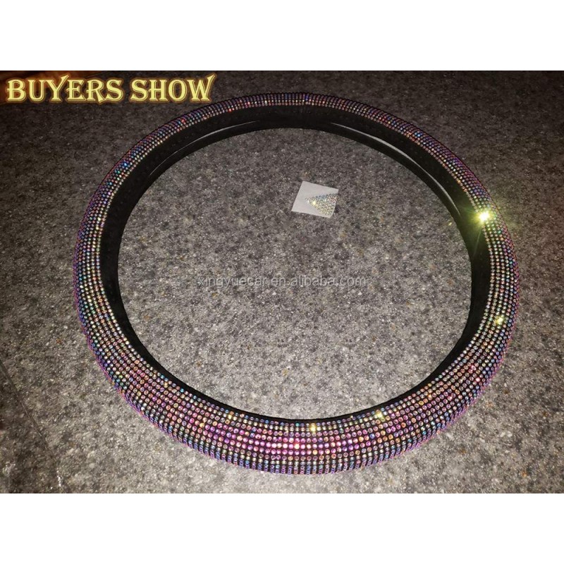 Steering Wheel Cover Manufacturer - Luxury Crystal Rhinestone