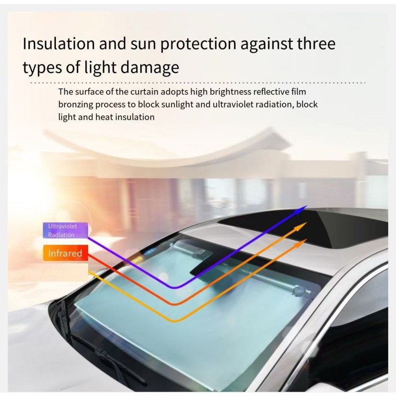 Car Sunshade Factory - 05Z-21 Degree Front Windshield