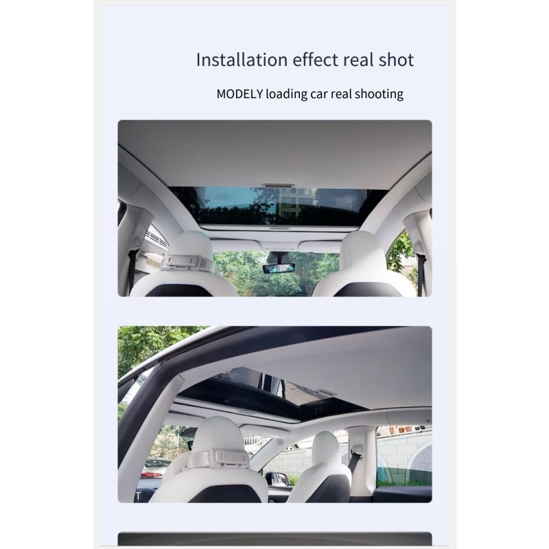 Sunroof Sunshade Manufacturer - Tesla Model Y Roller-type