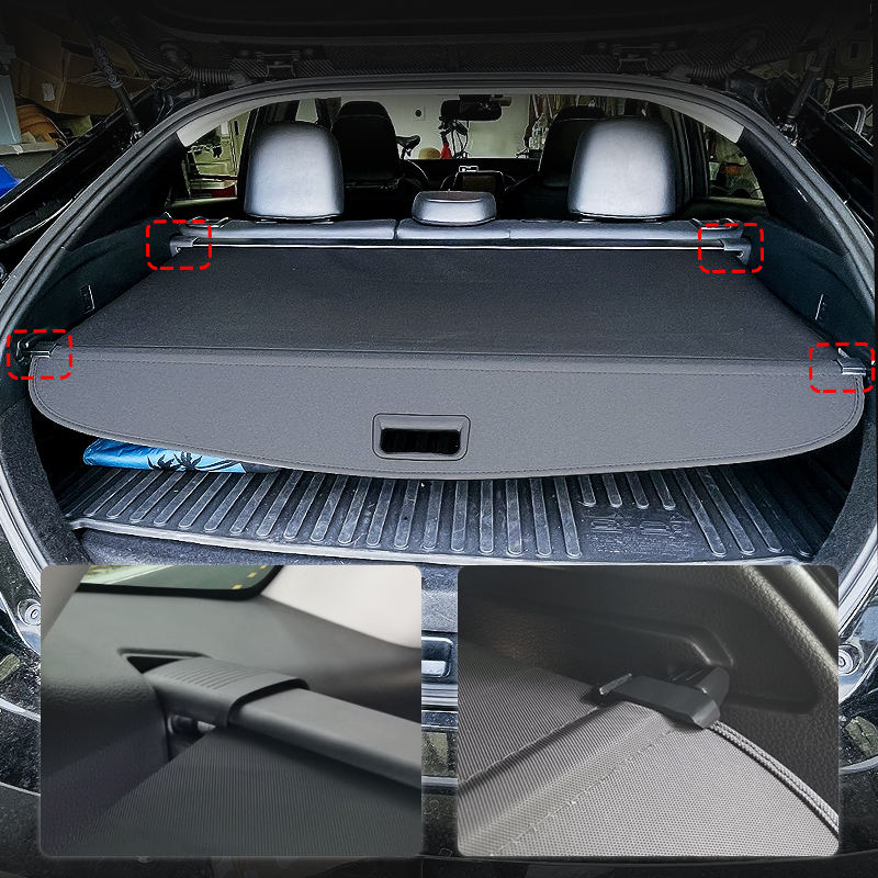 Trunk Cargo Cover Factory - Retractable for Prius 2003-2009