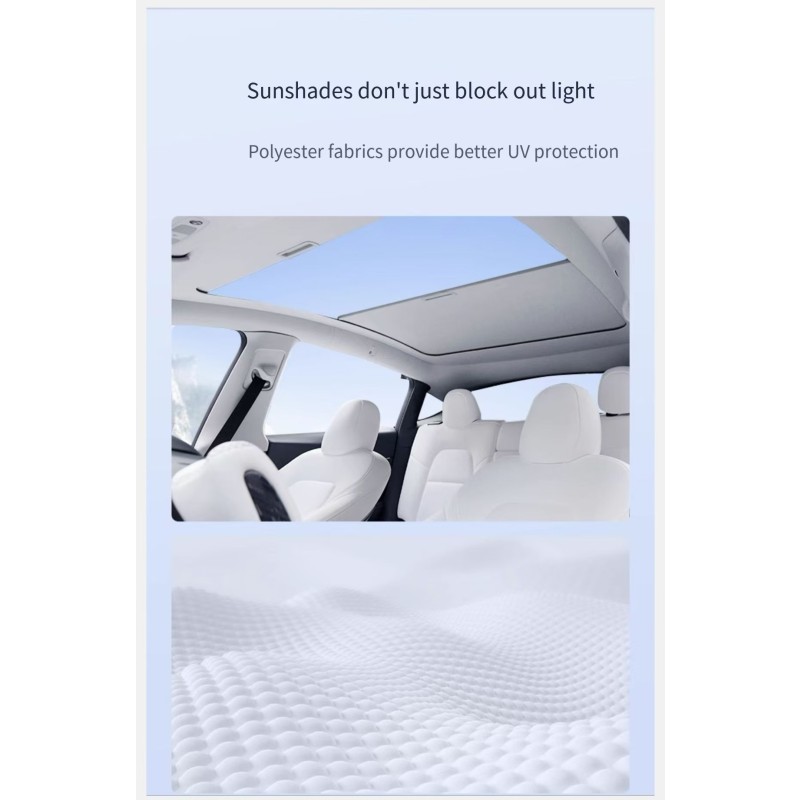 Electric Sunroof Manufacturer - Tesla Model Y PVC Panoramic