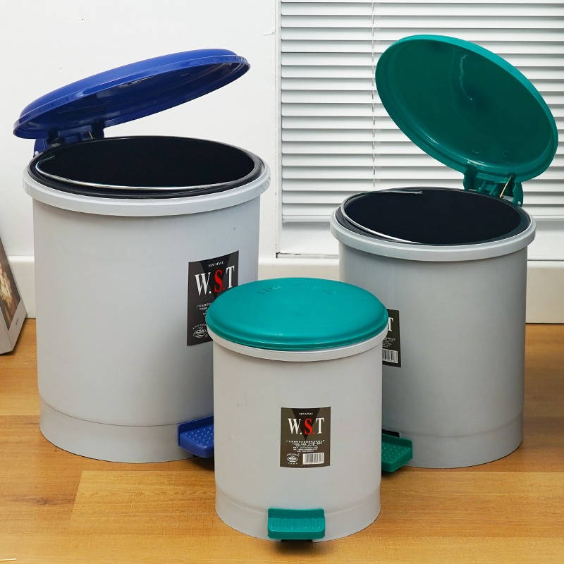 Biodegradable Trash Bin Manufacturer - Outdoor Indoor Blue Grey