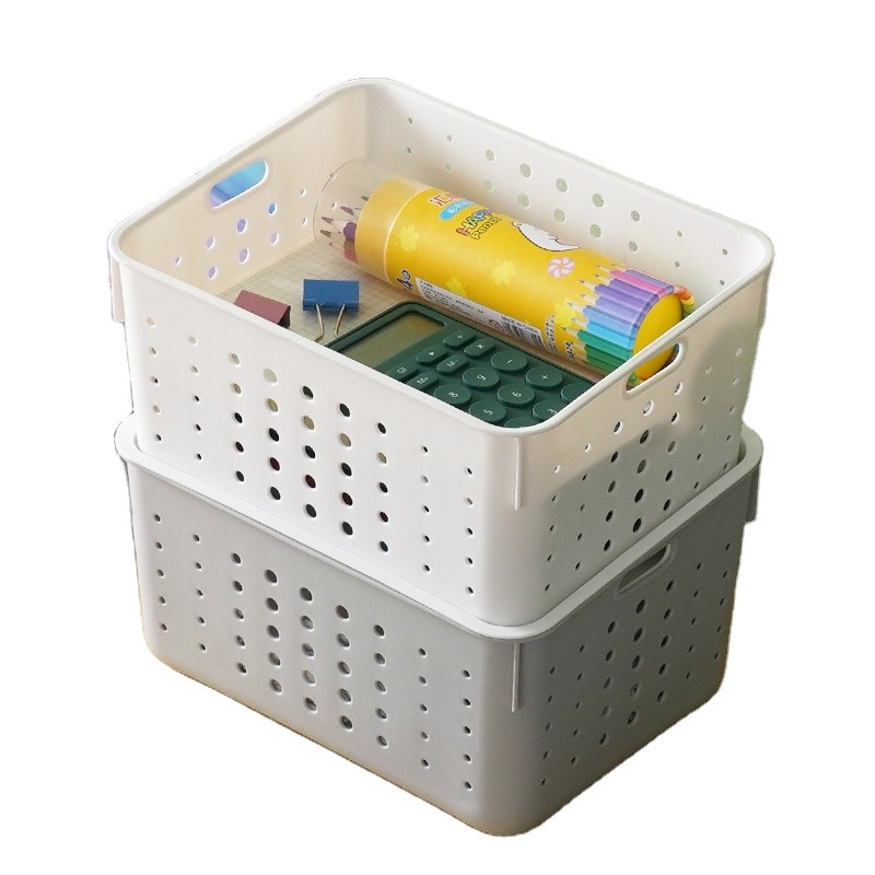 Home Organization Basket Manufacturer - Multifunctional Plastic White