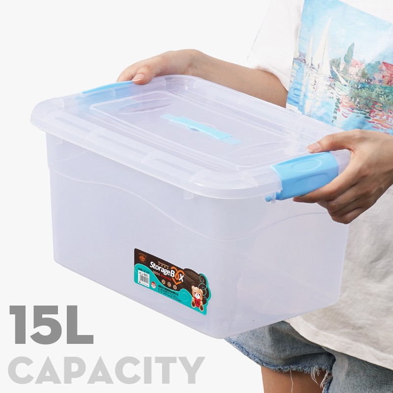 Living Storage Box Manufacturer - 15L Clear Plastic for Kitchen