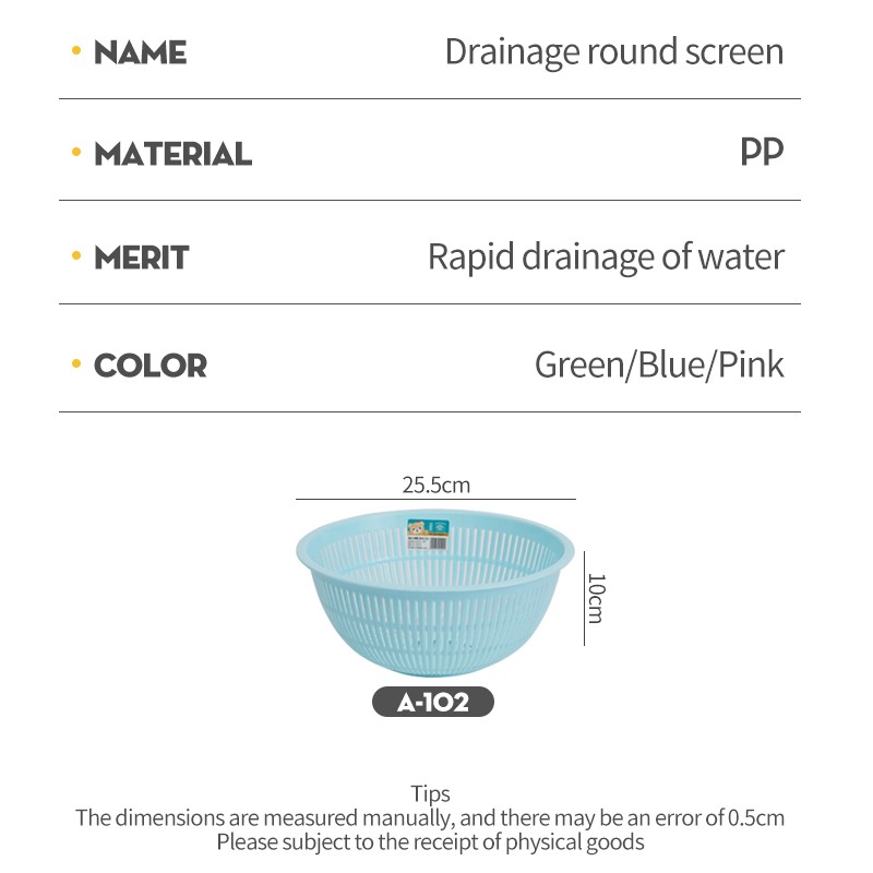 Drain Basket Manufacturer - Modern Style Plastic Double Layer