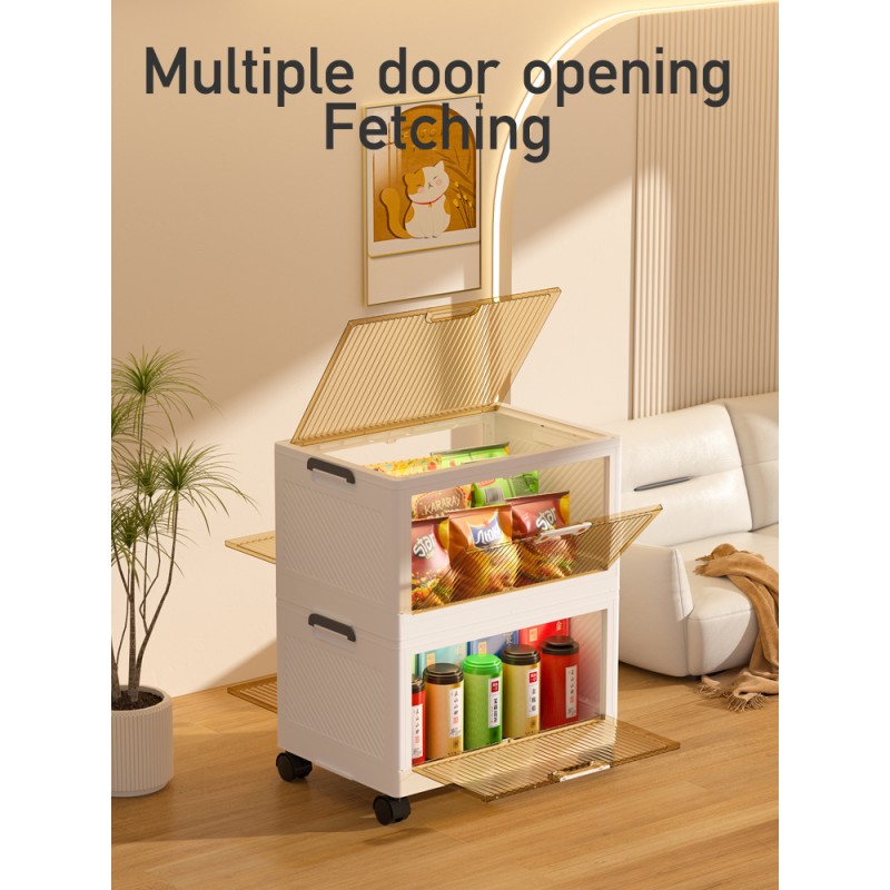 Large Capacity Storage Box Manufacturer - Rectangle Folding Plastic Handle