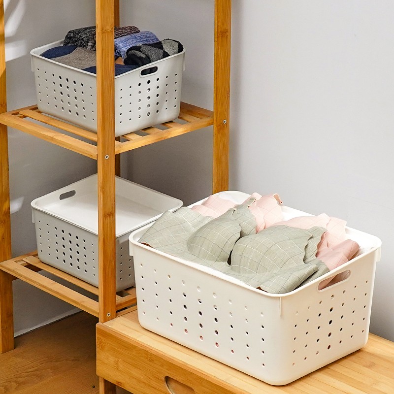 Bathroom Storage Basket Manufacturer - High Quality Rectangular with Handle