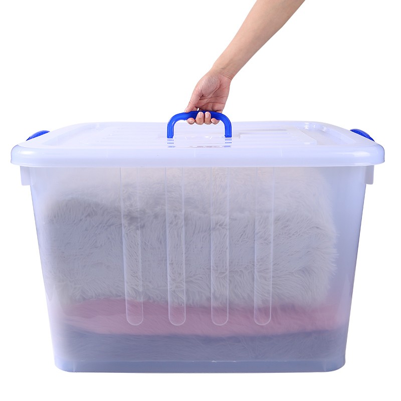 Large Storage Boxes Manufacturer - 160L PP Stackable Clear