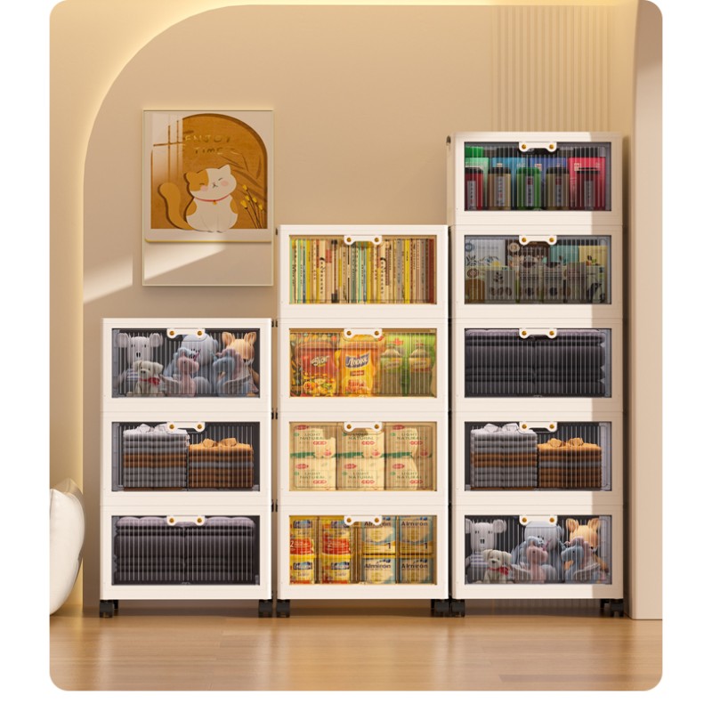 Collapsible Storage Box Manufacturer - 5 Layer PP Material with Wheels