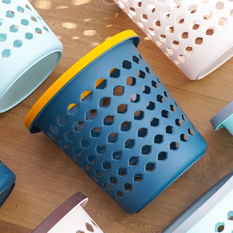 Circular Trash Bin Manufacturer - Small Home Office Hollow