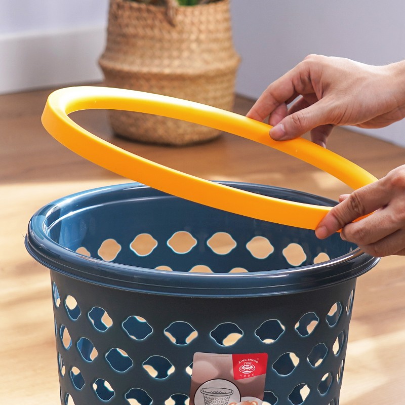 Circular Trash Bin Manufacturer - Small Home Office Hollow