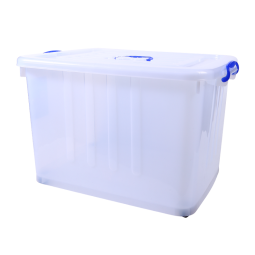 Large Storage Boxes Manufacturer - 160L PP Stackable Clear