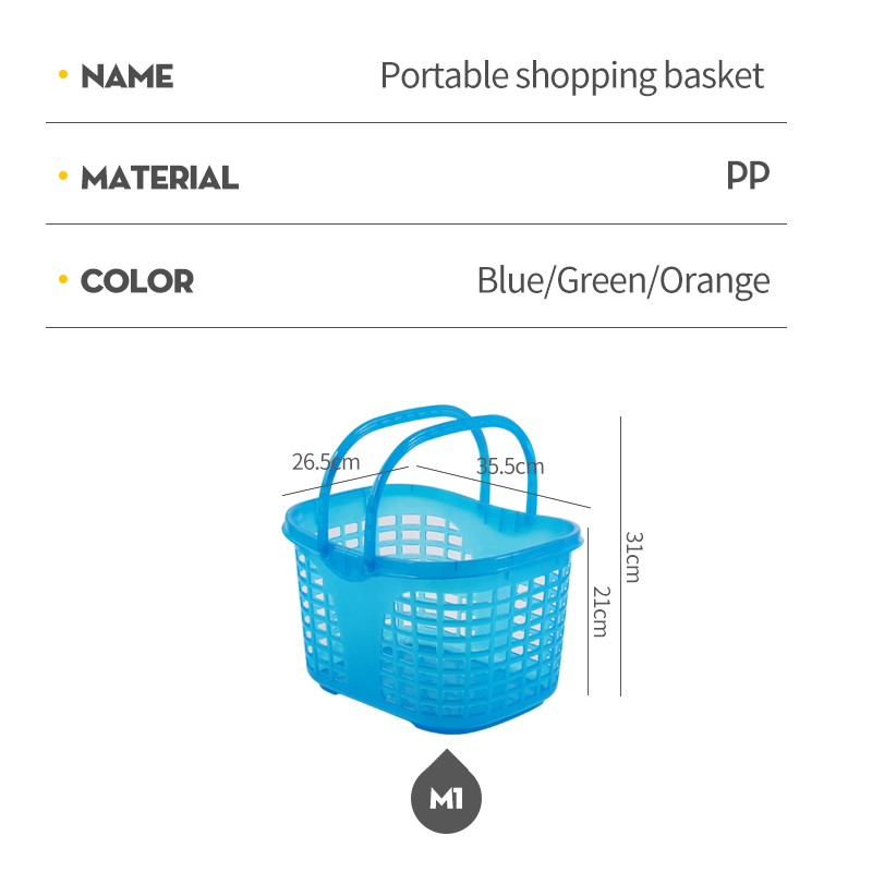 Shopping Basket Manufacturer - Mini Plastic with Colorful Handles