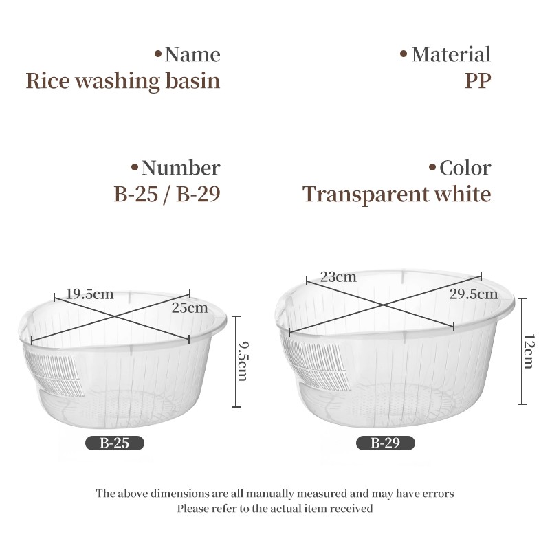 Plastic Colander Strainer Manufacturer - for Rice Washing Vegetable