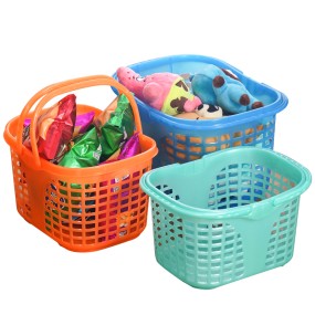 PP Plastic Basket Manufacturer - Charming Design Eco-Friendly Colorful