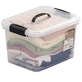 Storage Container Manufacturer - 25L Transparent with Wheel Handle