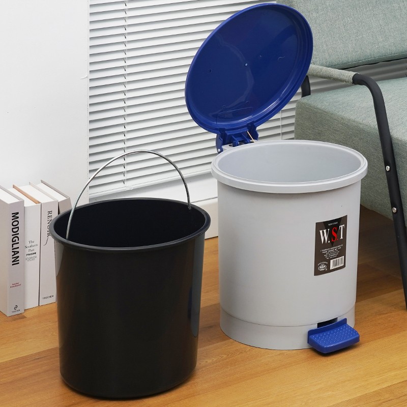 Foot Pedal Trash Can Manufacturer - 5.5L-18L with Push Lid