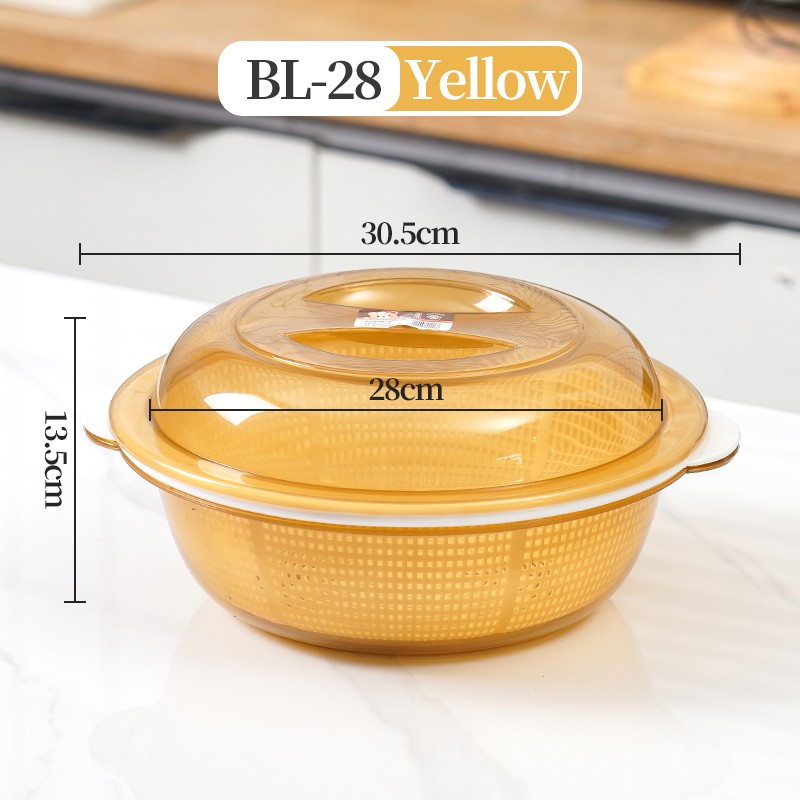 Vegetable Washing Basket Manufacturer - Modern Plastic with Drain