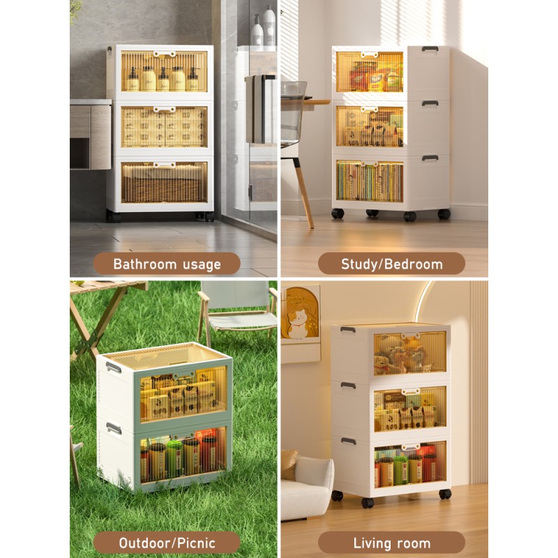 Wardrobe Storage Box Manufacturer - 5 Layer Transparent Rectangle