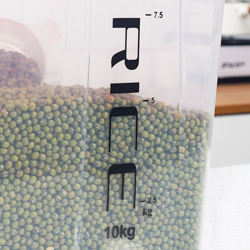 Rice Storage Box Manufacturer - 10kg Rectangle PP Food Use