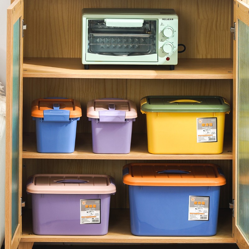 Plastic Storage Bins Manufacturer - 8L Clear for Home Office