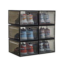 Sneaker Box Factory - 6 Pack Premium Foldable Drop Front