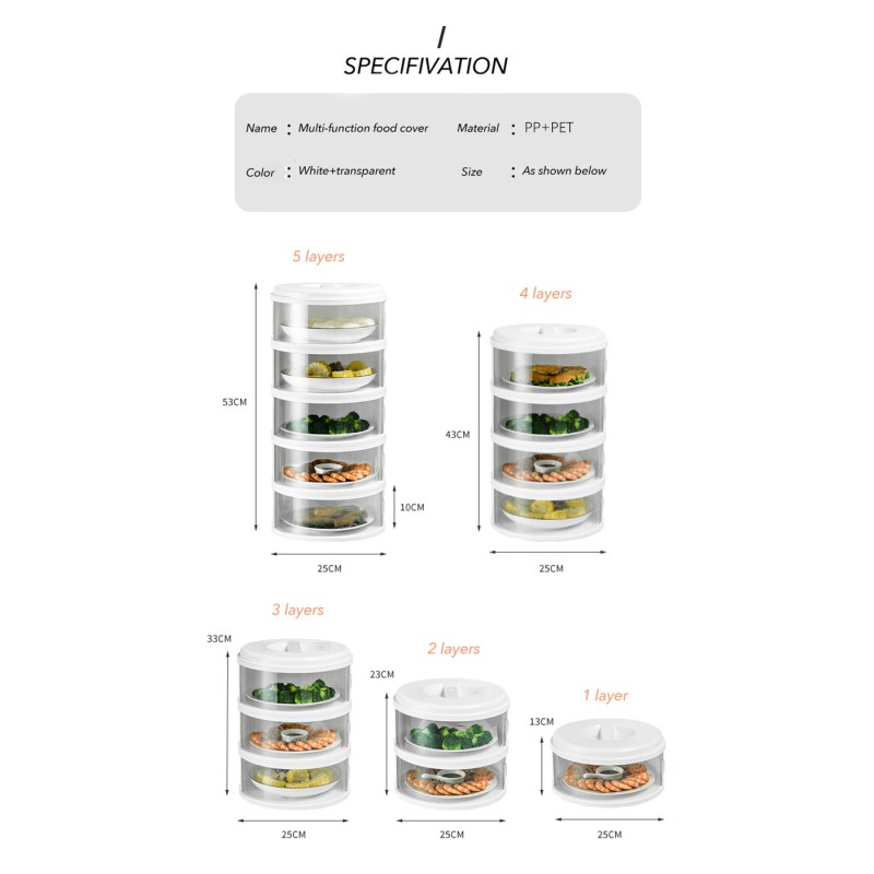Food Cover Factory - 5 Layer Pop Up Insulated